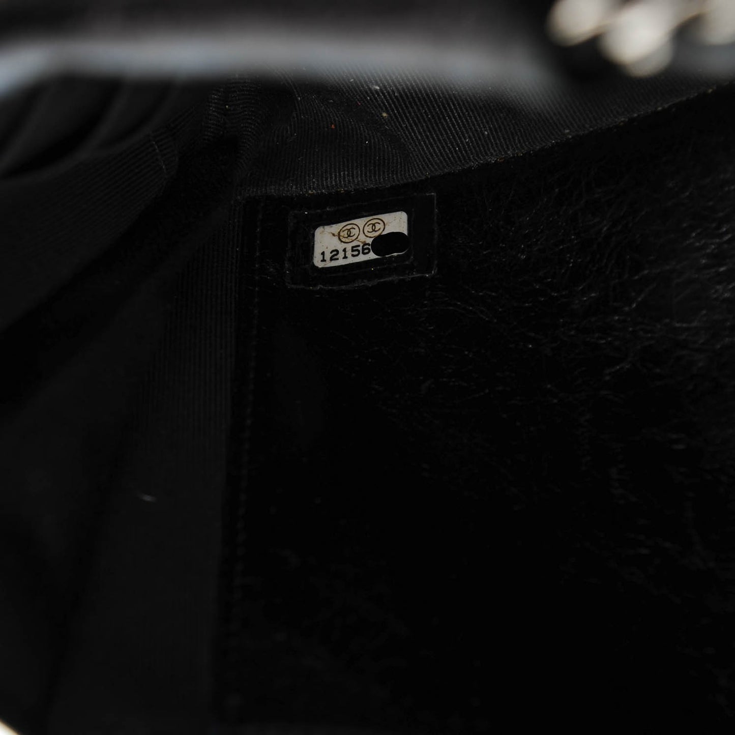 Aged Calfskin Reissue Wallet On Chain WOC Metallic Black