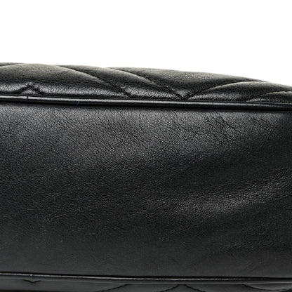 Gucci Calfskin Matelasse Small GG Marmont Chain Shoulder Bag Black 12 of 12