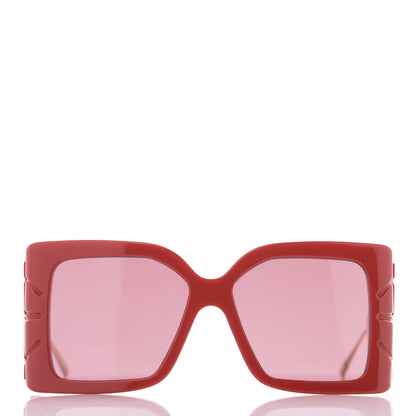 Gucci Acetate Square Frame Wing Sunglasses GG0535S Red 2 of 8