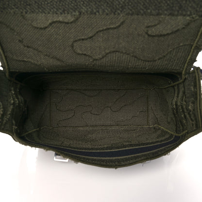 Christian Dior Canvas Embroidered Camouflage Diorcamp Messenger Green 5 of 10