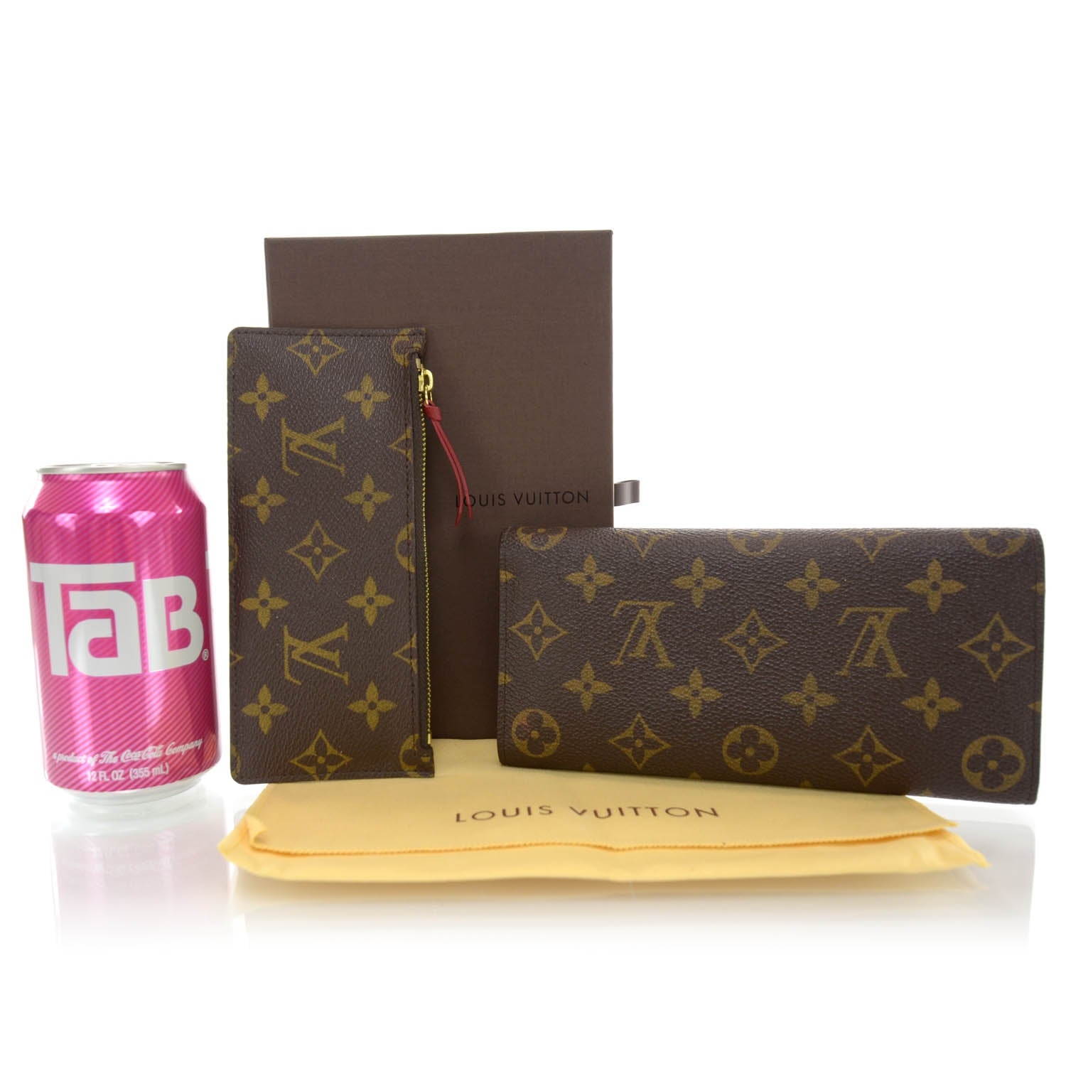 Louis Vuitton Monogram Josephine Wallet Red 2 of 7