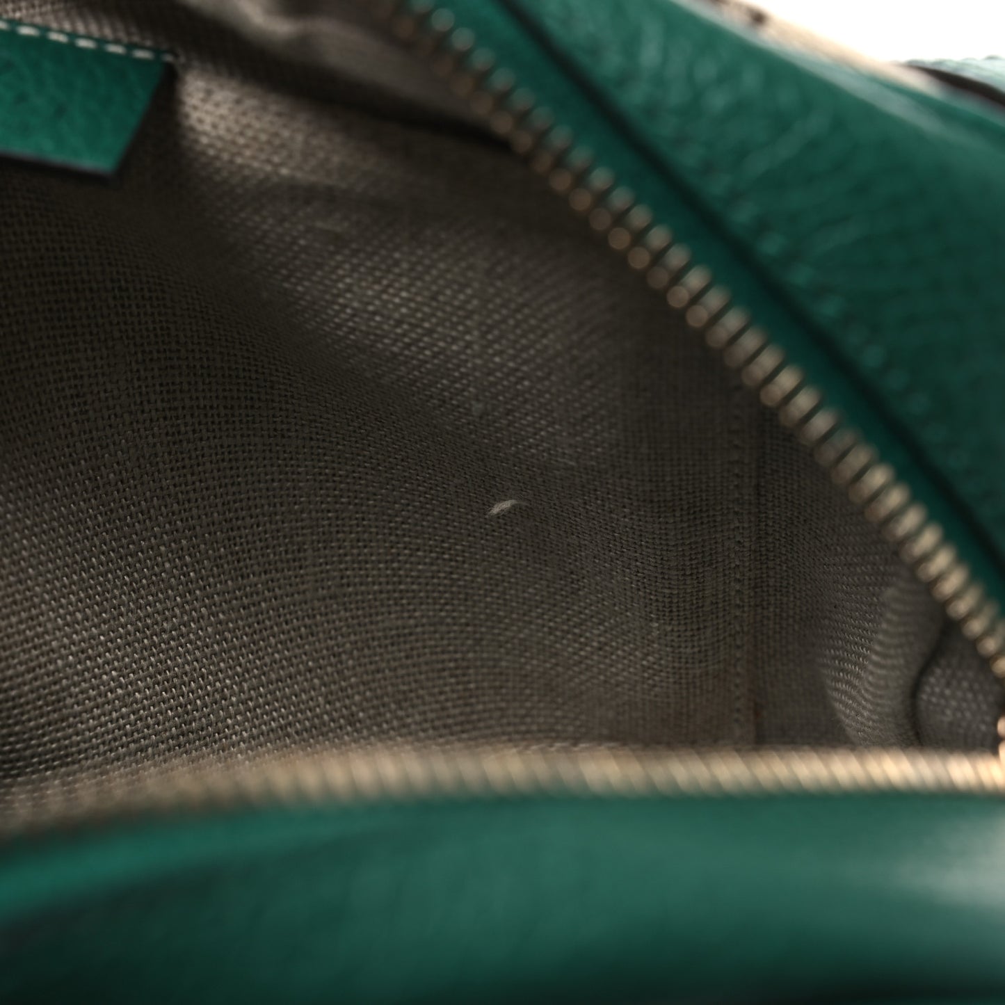 Monogram Dollar Calfskin Mini Bree Messenger Bag Beige Ebony Emerald