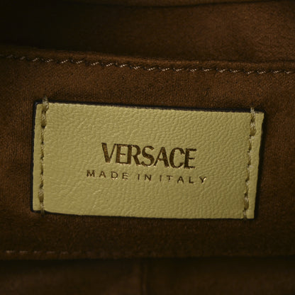 Versace Lambskin Tag Bowling Bag Yellow 5 of 10