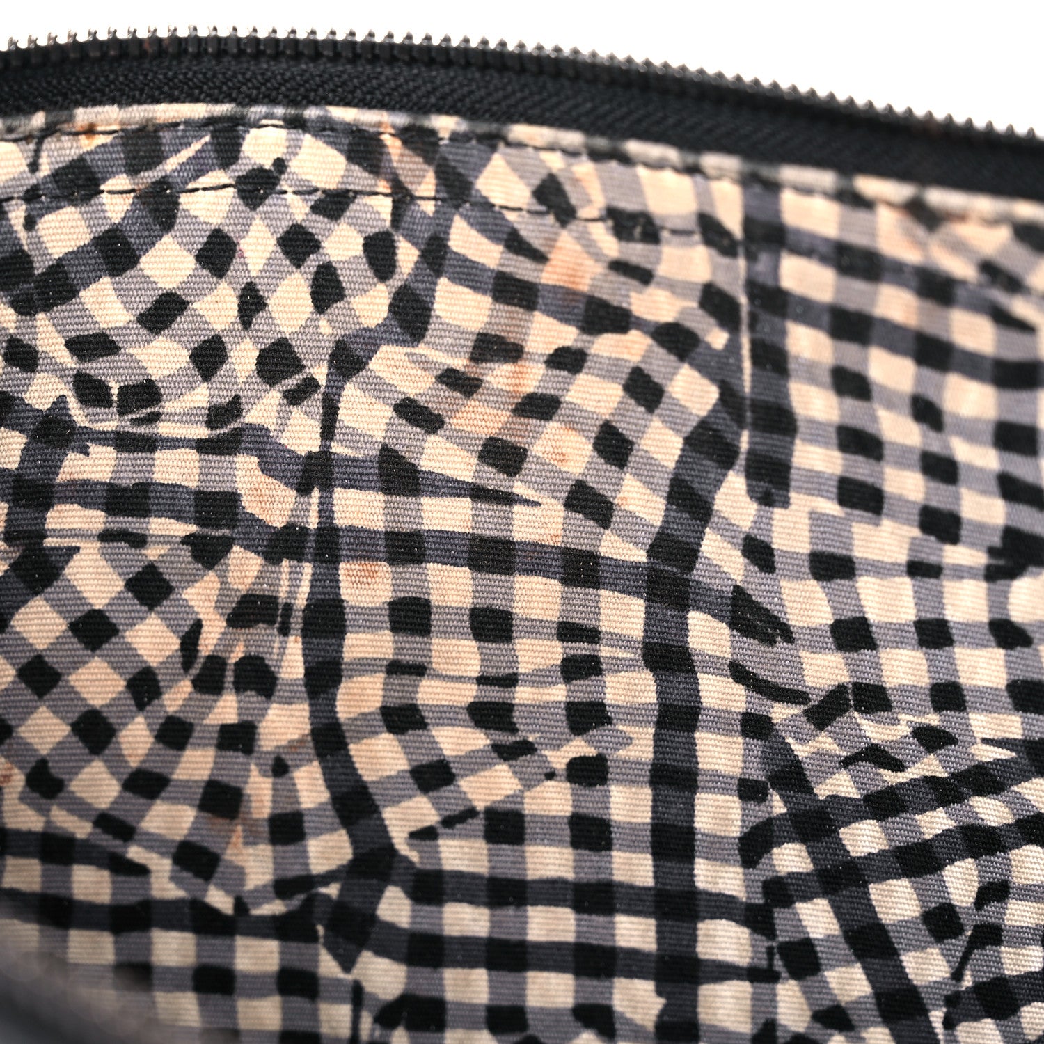 MCM Visetos Liz Shopper Tote Pouch Black 11 of 15