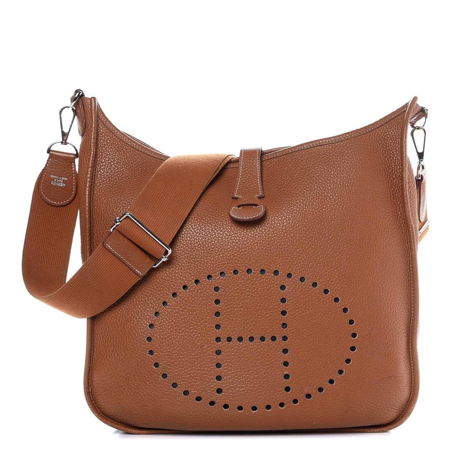 Hermes Taurillon Clemence Evelyne III GM Gold 1 of 16