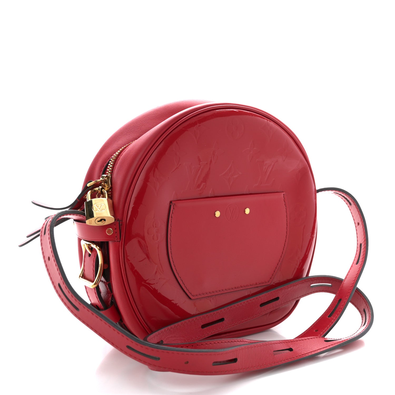 Louis Vuitton Vernis Boite Chapeau Souple Rouge 3 of 11