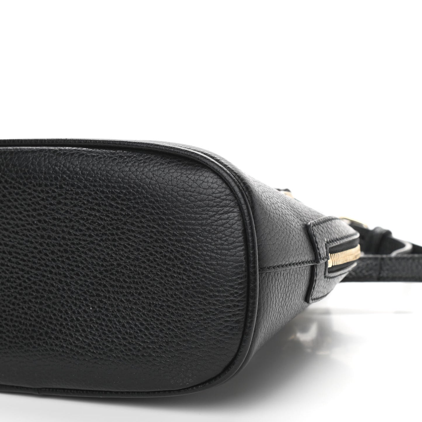 Dollar Calfskin Small GG Charm Dome Bag Black