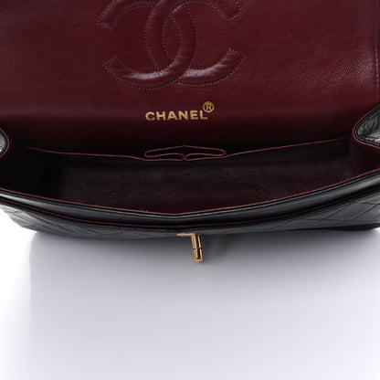 Chanel Lambskin Quilted Medium Double Flap Black 4 of 4