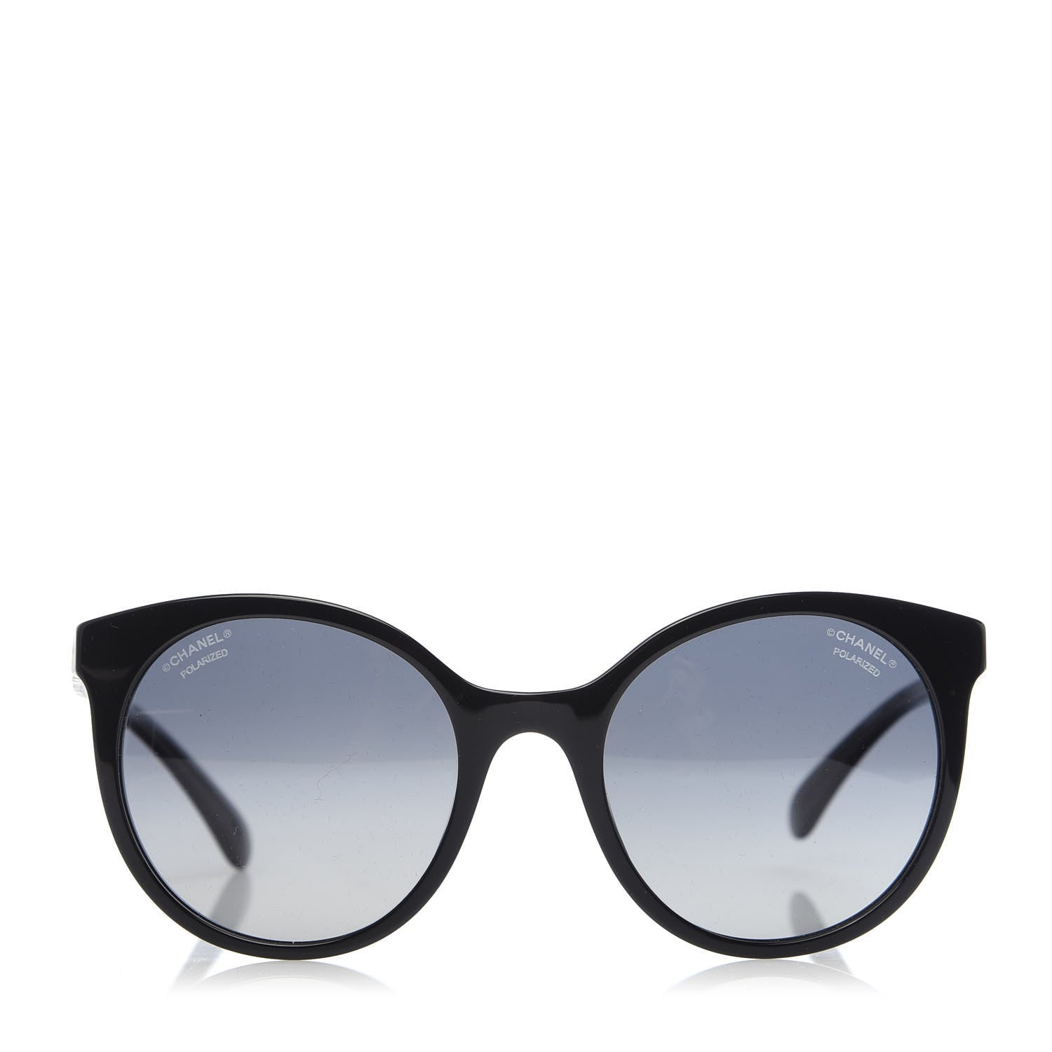 Chanel Acetate Metal Polarized Pantos Sunglasses 5440-A Black 2 of 8