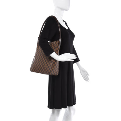 Louis Vuitton Damier Ebene Looping GM 2 of 12