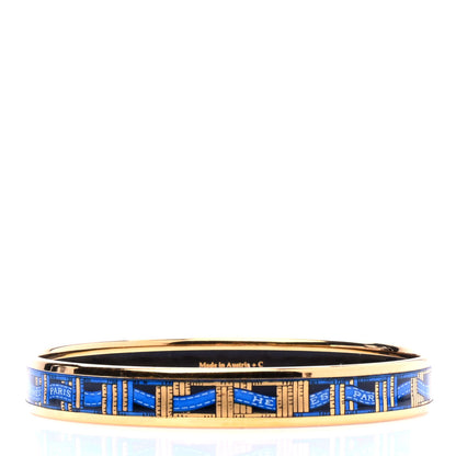 Hermes Enamel Printed Narrow Ribbon Bracelet 62 2 of 4