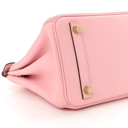 Hermes Swift Birkin 25 Rose Sakura 9 of 12