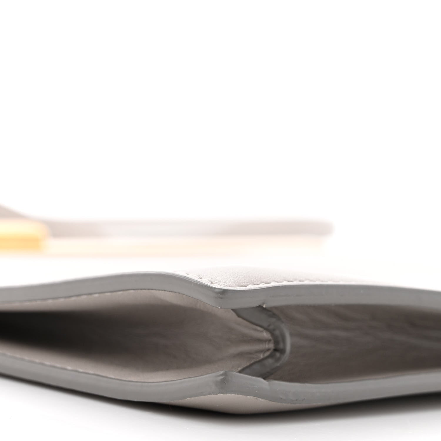 Celine Smooth Calfskin Mini Clasp Bag Light Grey 10 of 11