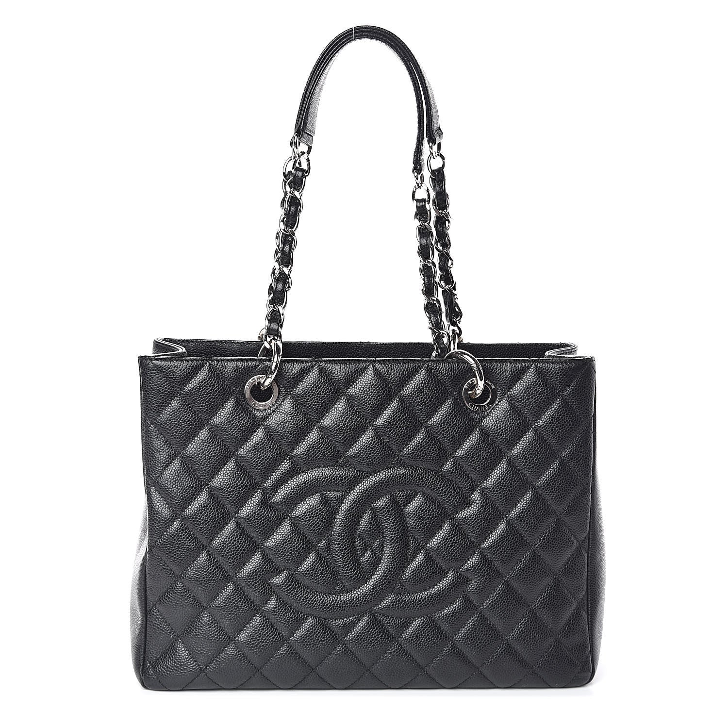 Chanel Caviar Quilted Grand Shopping Tote GST Black 1 of 10
