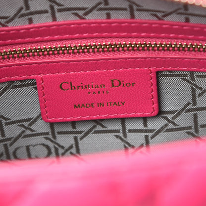 Christian Dior Lambskin Cannage Large Lady Dior Fuchsia 6 of 9