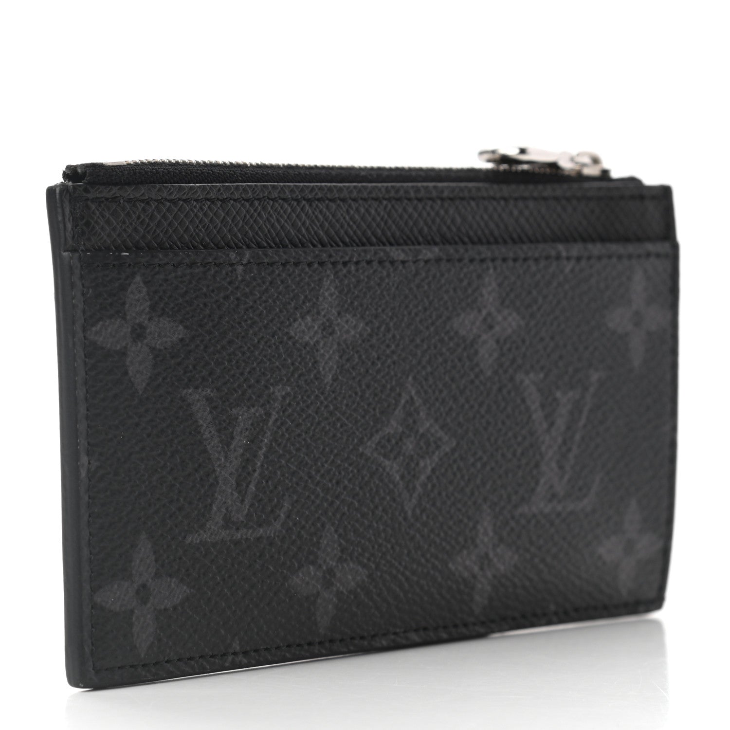 Louis Vuitton Monogram Eclipse Taiga Coin Card Holder 3 of 6
