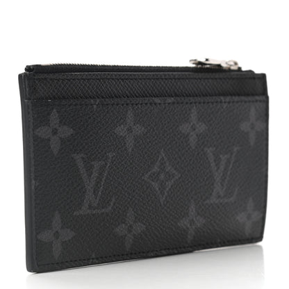 Louis Vuitton Monogram Eclipse Taiga Coin Card Holder 3 of 6