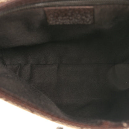 Gucci Monogram Waist Pouch Bag Dark Brown 5 of 10