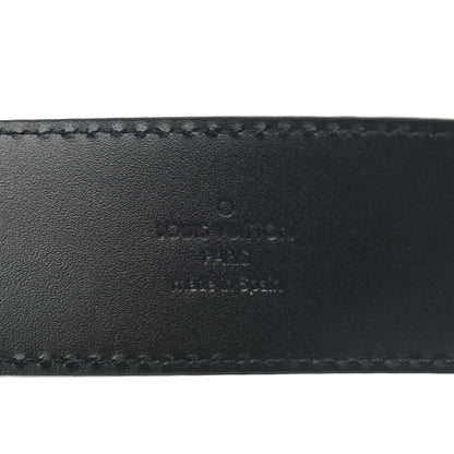 Louis Vuitton Suede Calfskin Mini Damier 40mm LV Initiales Belt 90 36 Carbone 3 of 8
