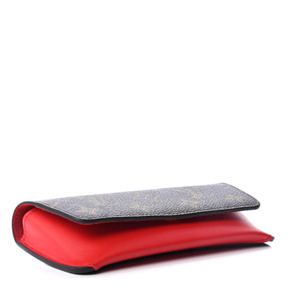 Louis Vuitton Monogram Woody Sunglass Case Rouge 3 of 4
