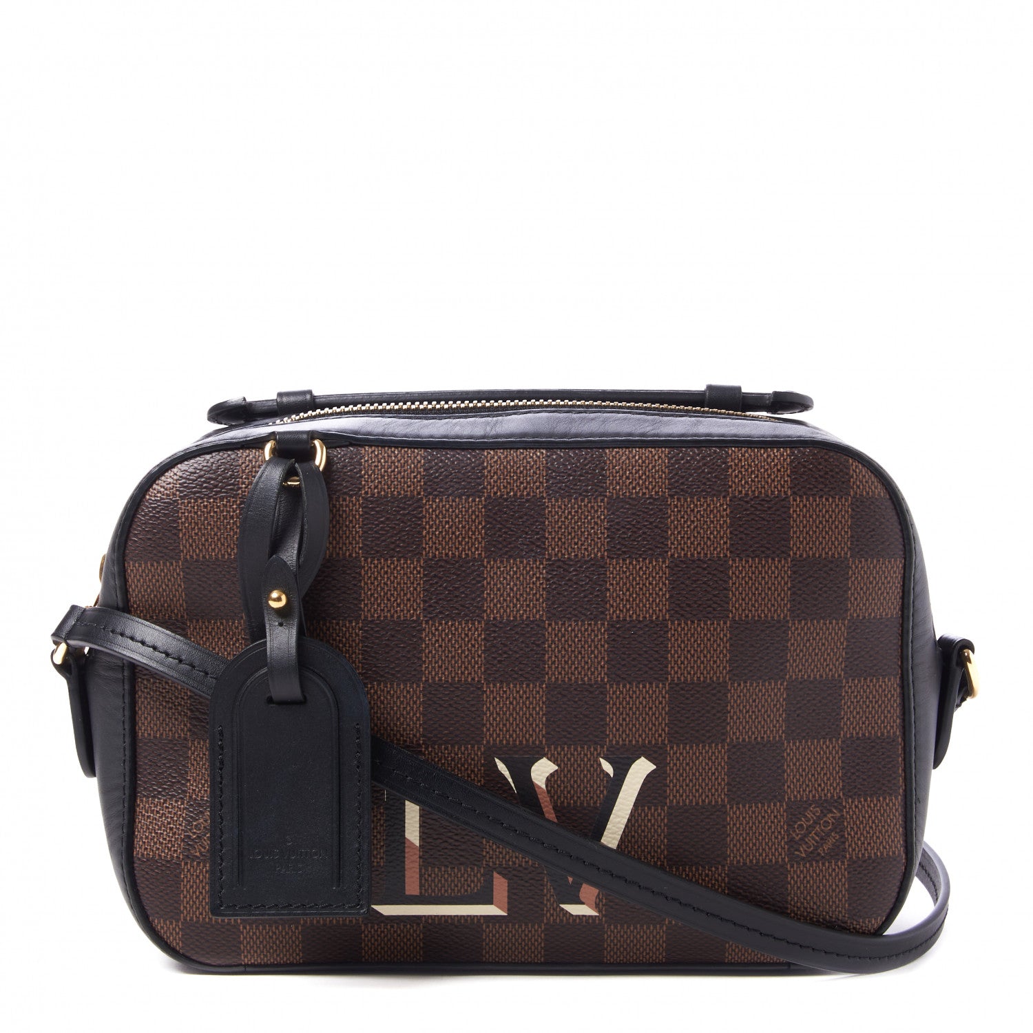 Louis Vuitton Damier Ebene Santa Monica Black 1 of 8