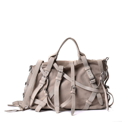Alexander Wang Suede Kirsten Satchel Grey 1 of 6
