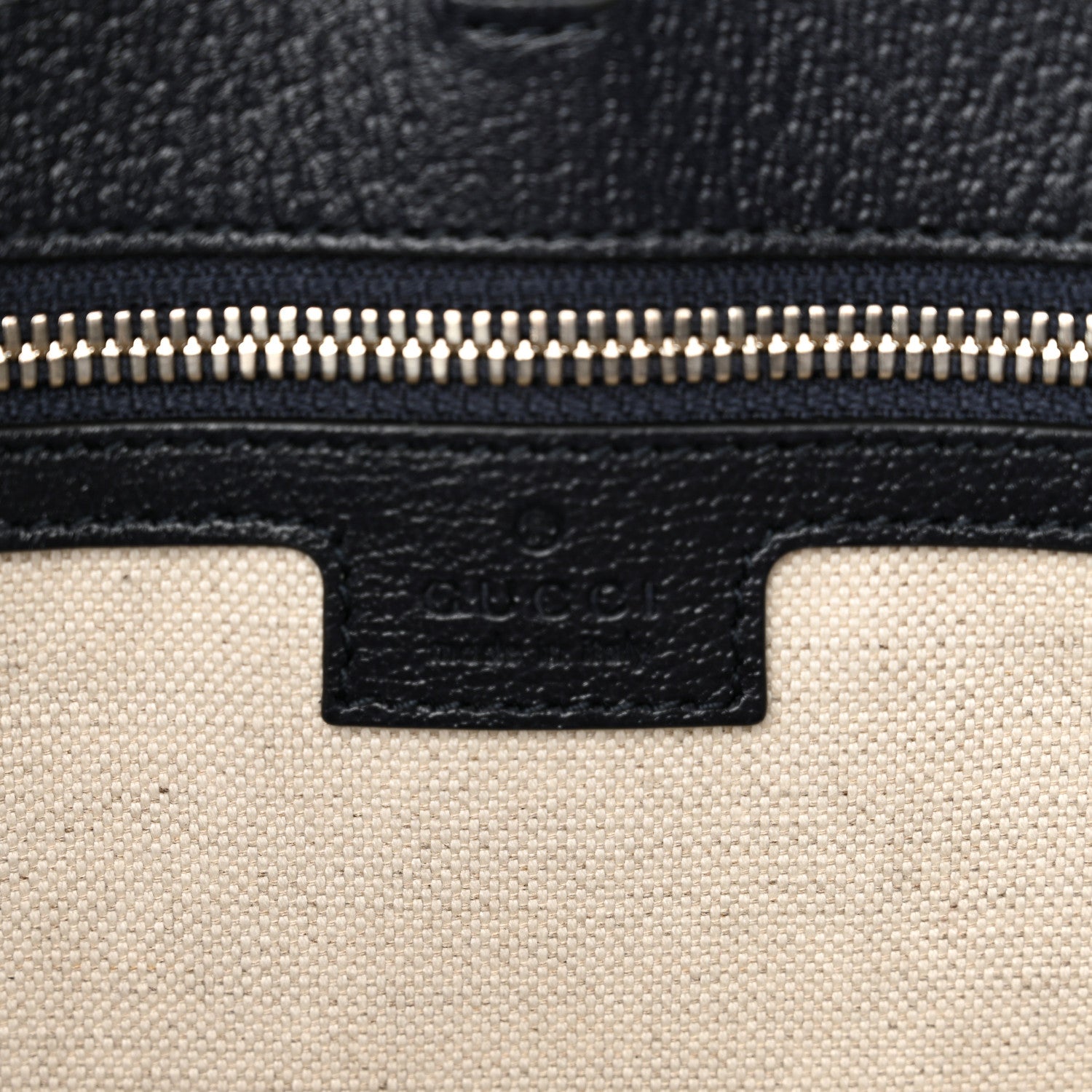 Gucci GG Supreme Monogram Textured Dollar Calfskin Web Medium Retro Interlocking G Tote Bag Beige Blue 7 of 11