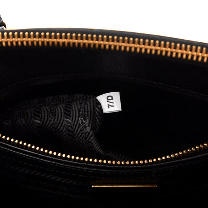 Prada Saffiano Small Galleria Double Zip Tote Black 9 of 10