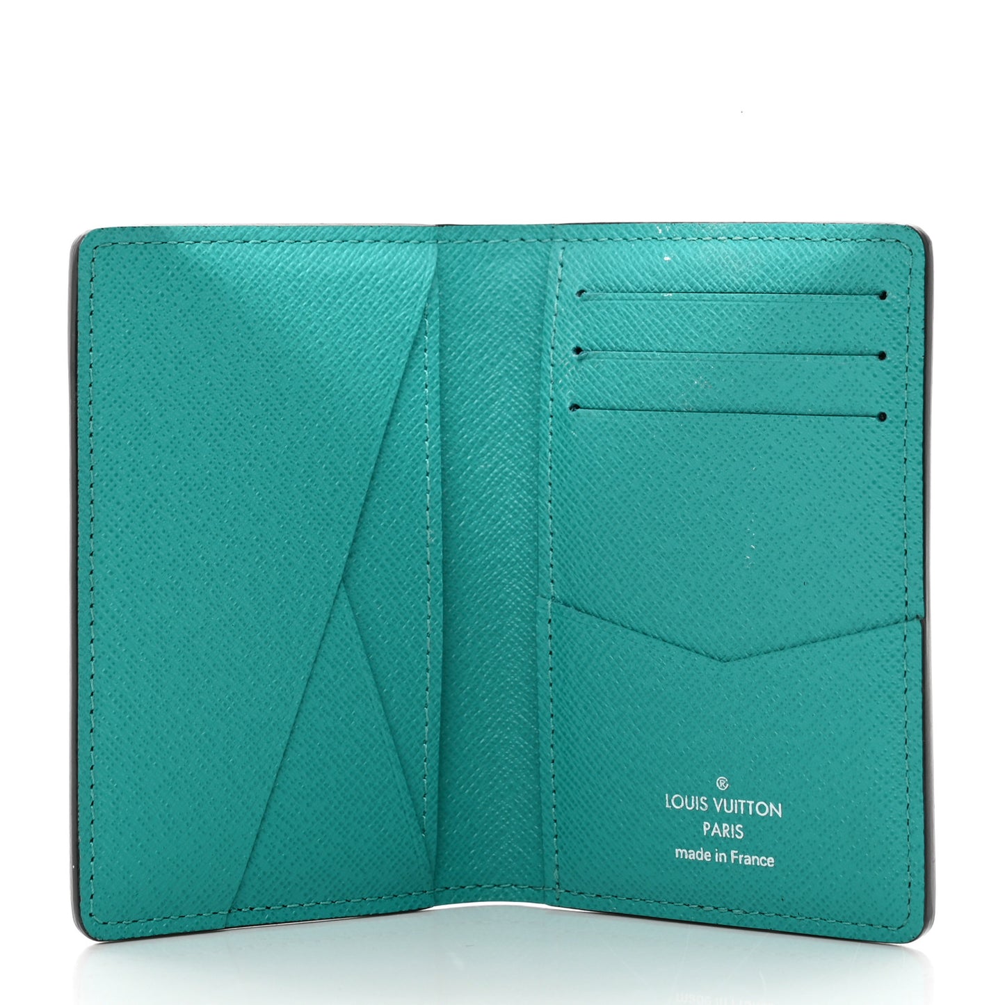 Monogram Eclipse LV Graffiti Pocket Organizer Green Lights