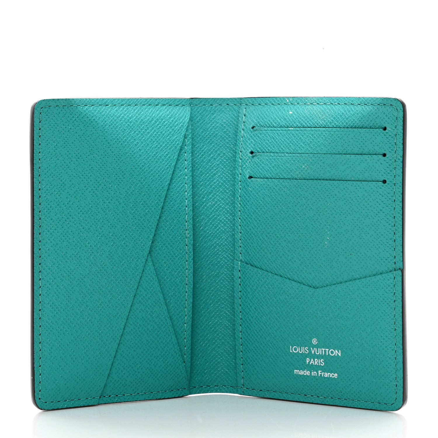 Louis Vuitton Monogram Eclipse LV Graffiti Pocket Organizer Green Lights 5 of 6
