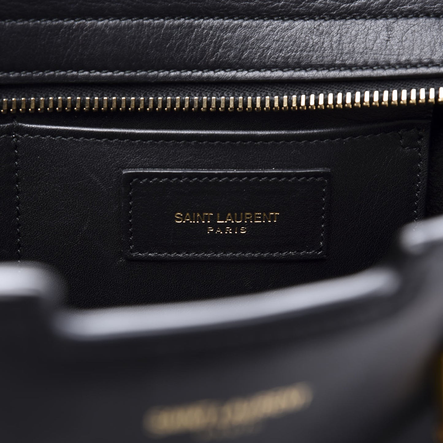 Calfskin Small Classic Y Cabas Black