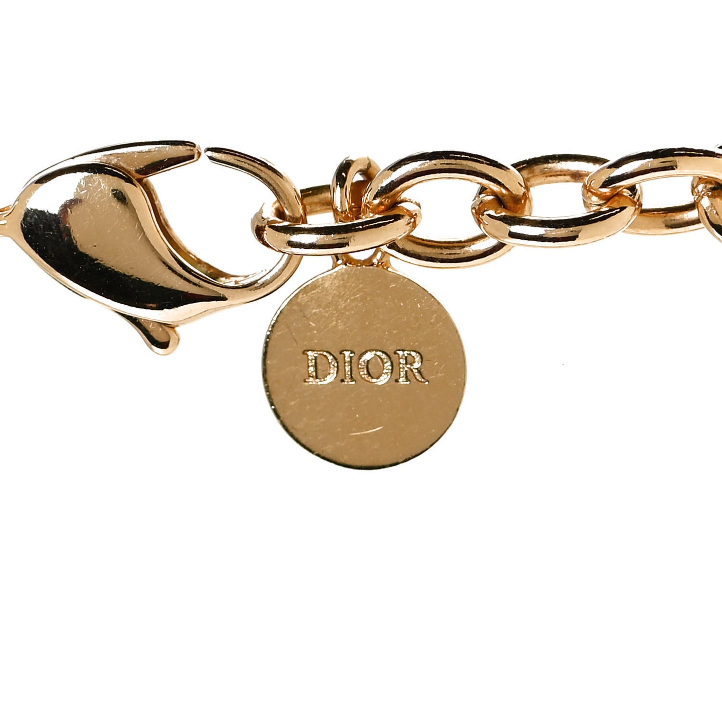 Metal Danseuse Etoile Chain Choker Necklace Gold