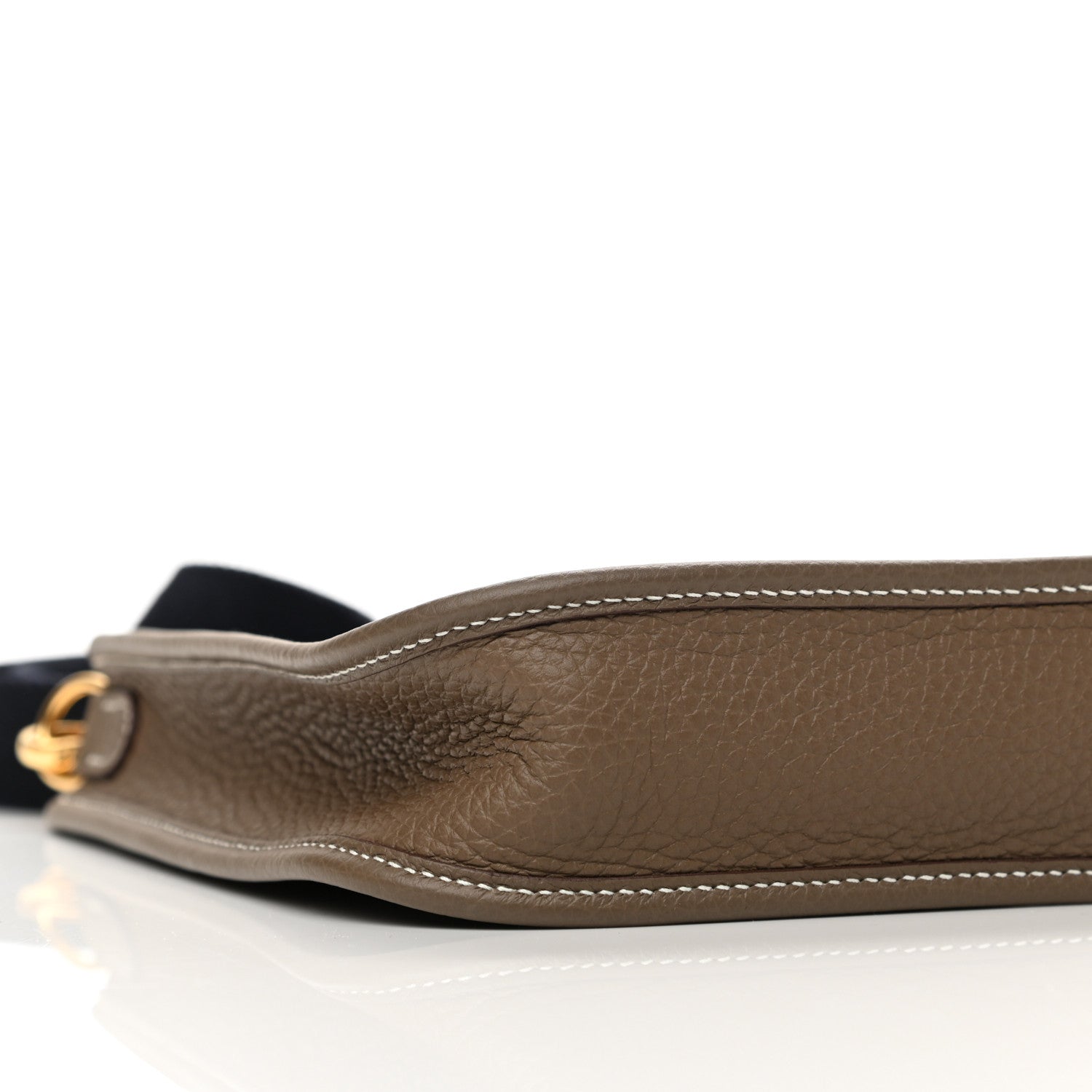Hermes Taurillon Clemence Amazone Evelyne TPM Etoupe Bleu Indigo 10 of 11