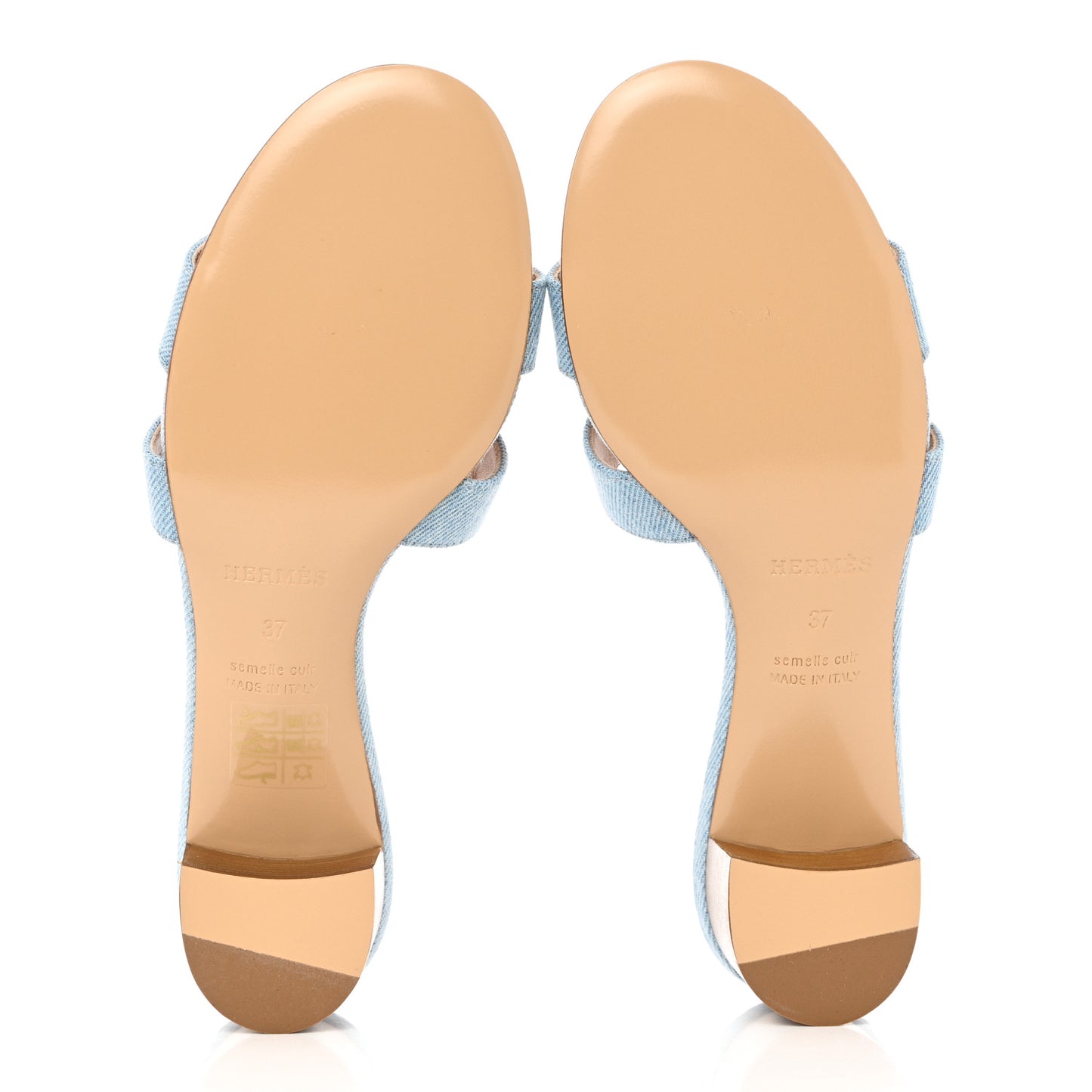 Denim Oasis Sandals 37 Bleu Clair