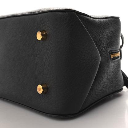Khaite Pebbled Calfskin Small Maeve Bag Black 9 of 9