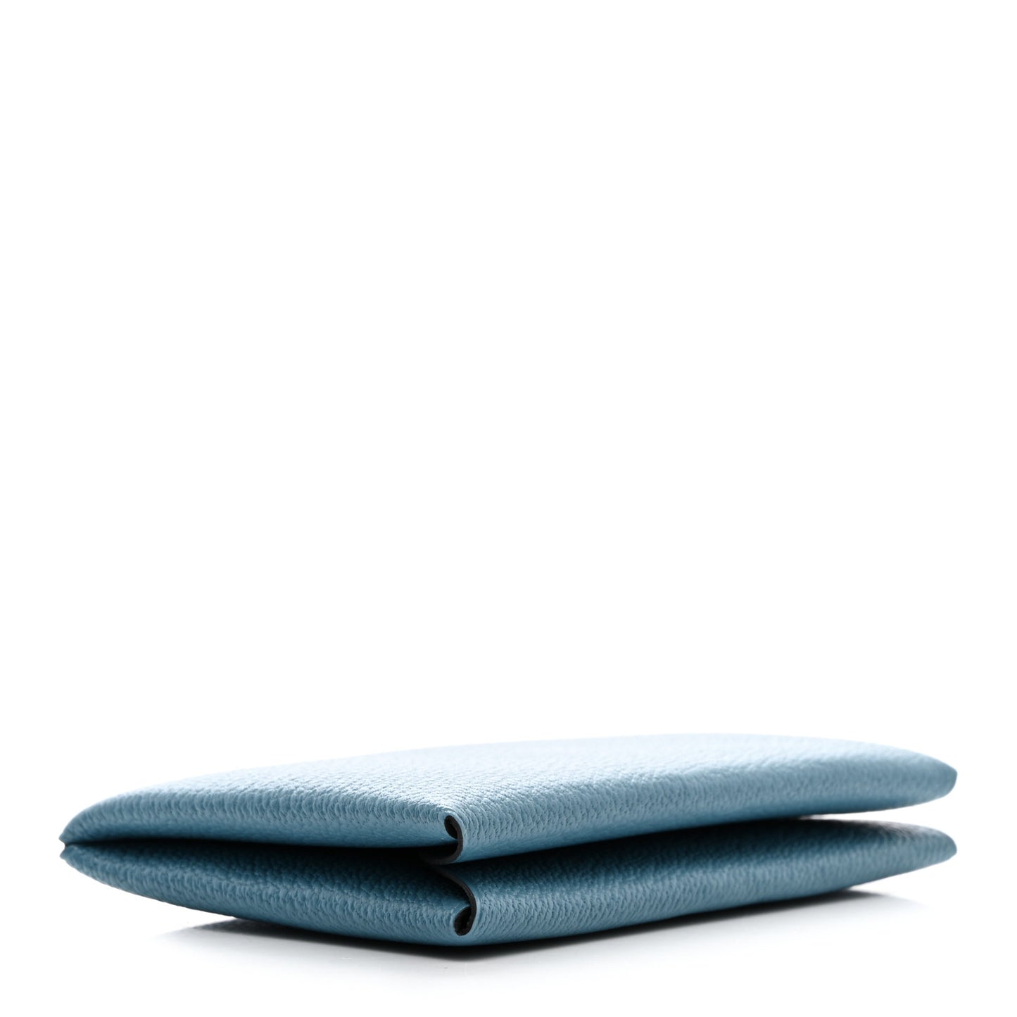 Chevre Mysore Verso Calvi Card Case New Bleu Jean Havane