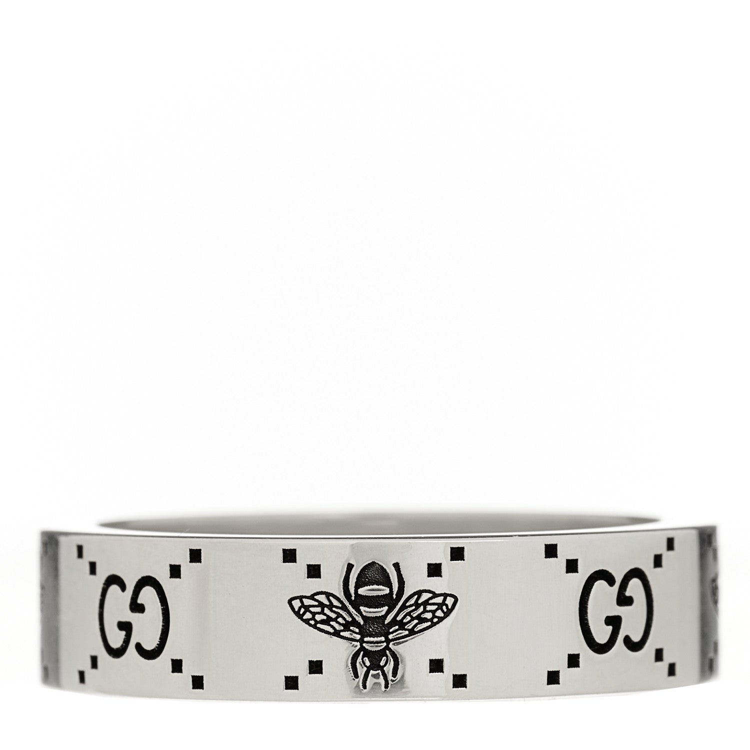 Gucci Sterling Silver Bee Ring 66 11.5 1 of 7