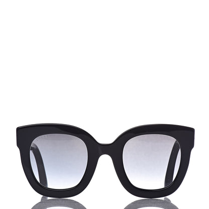 Gucci Round Frame Star Sunglasses GG0208S Black 2 of 8