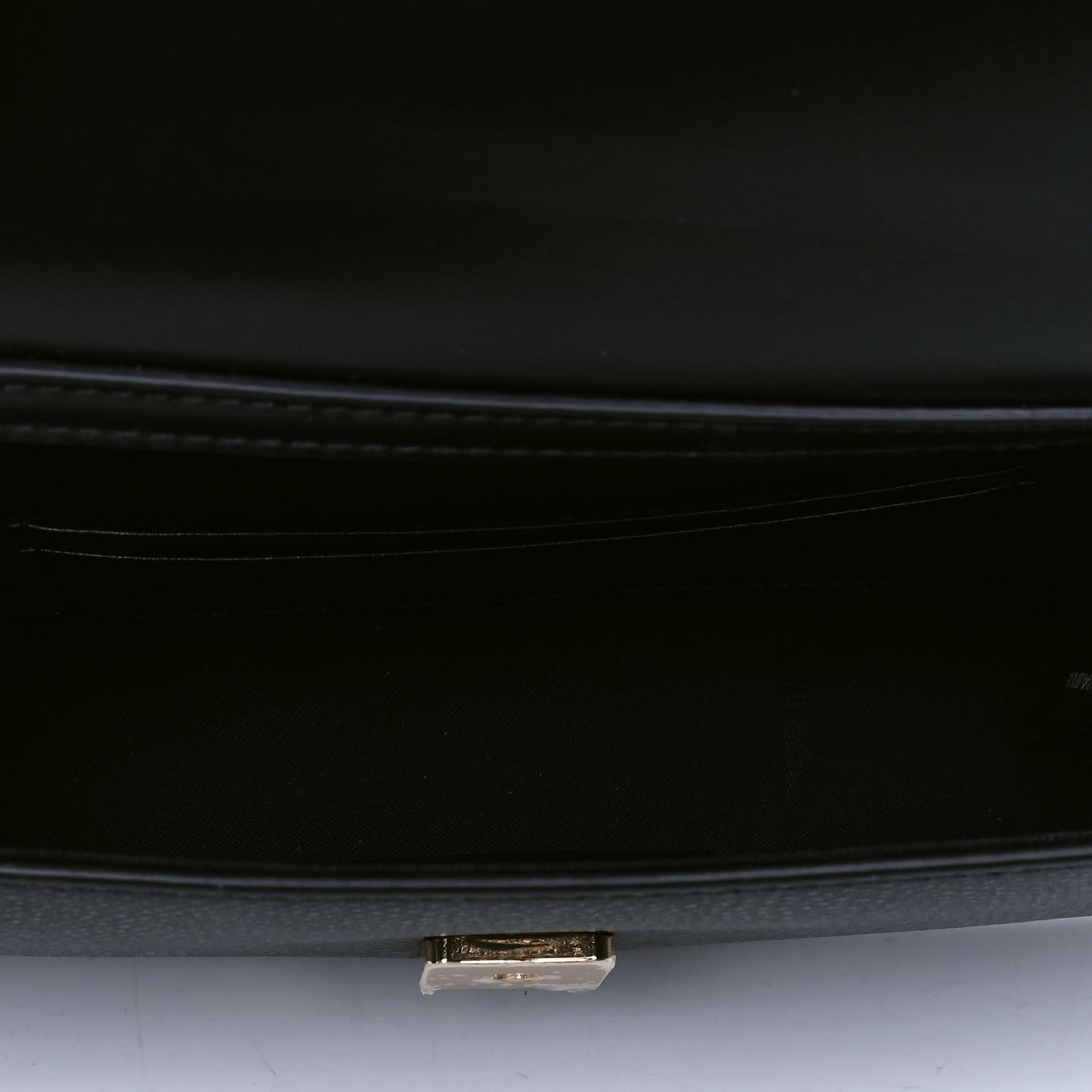 Vitello Cruise F is Fendi Bi-Color FF 1974 Embossed Envelope Belt Bag Maya Black