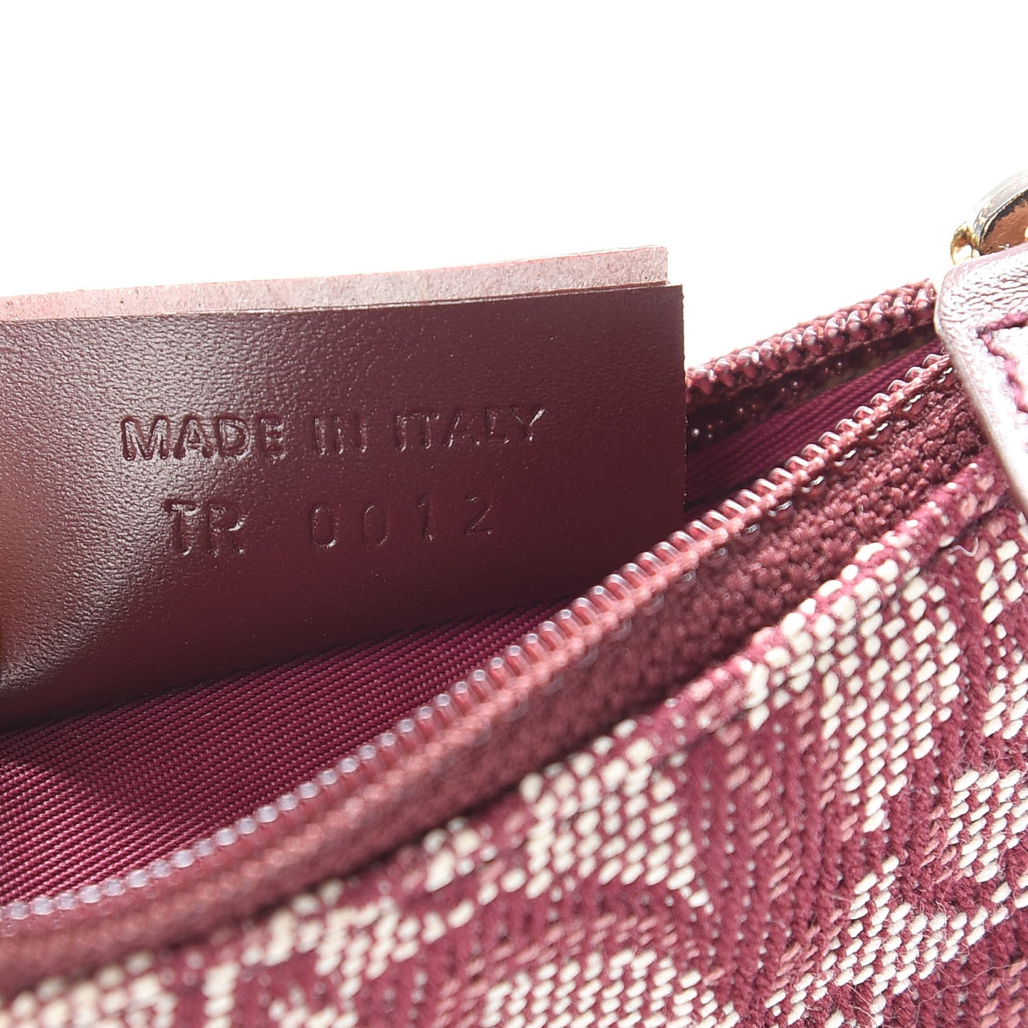 Monogram Saddle Coin Purse Red