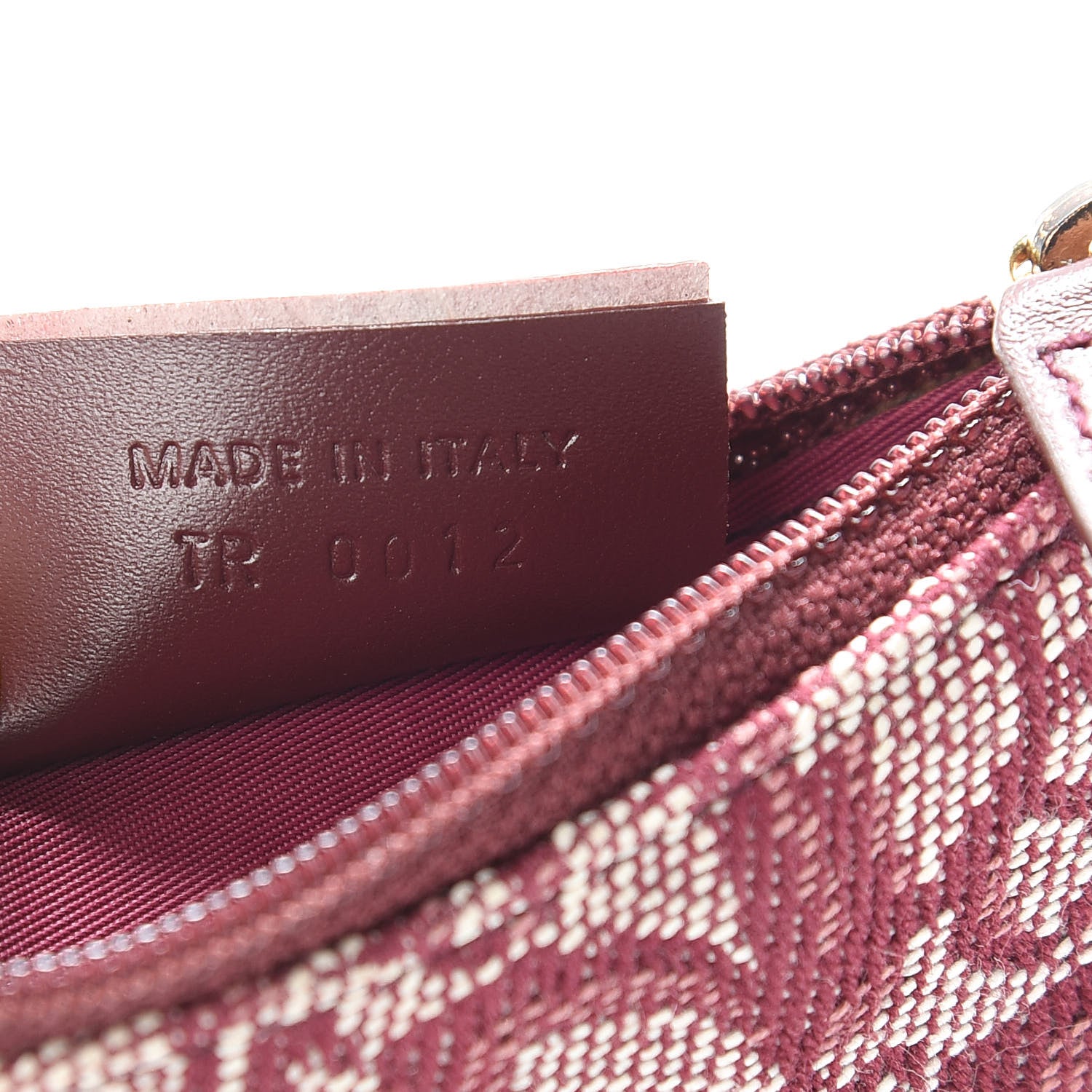 Christian Dior Monogram Saddle Coin Purse Red 7 of 8