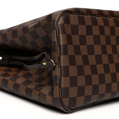 Louis Vuitton Damier Ebene Neo Neverfull MM Rose Ballerine 8 of 9