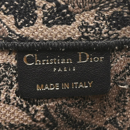 Christian Dior Canvas Embroidered Large Dioriviera Toile De Jouy Book Tote Brown 6 of 11