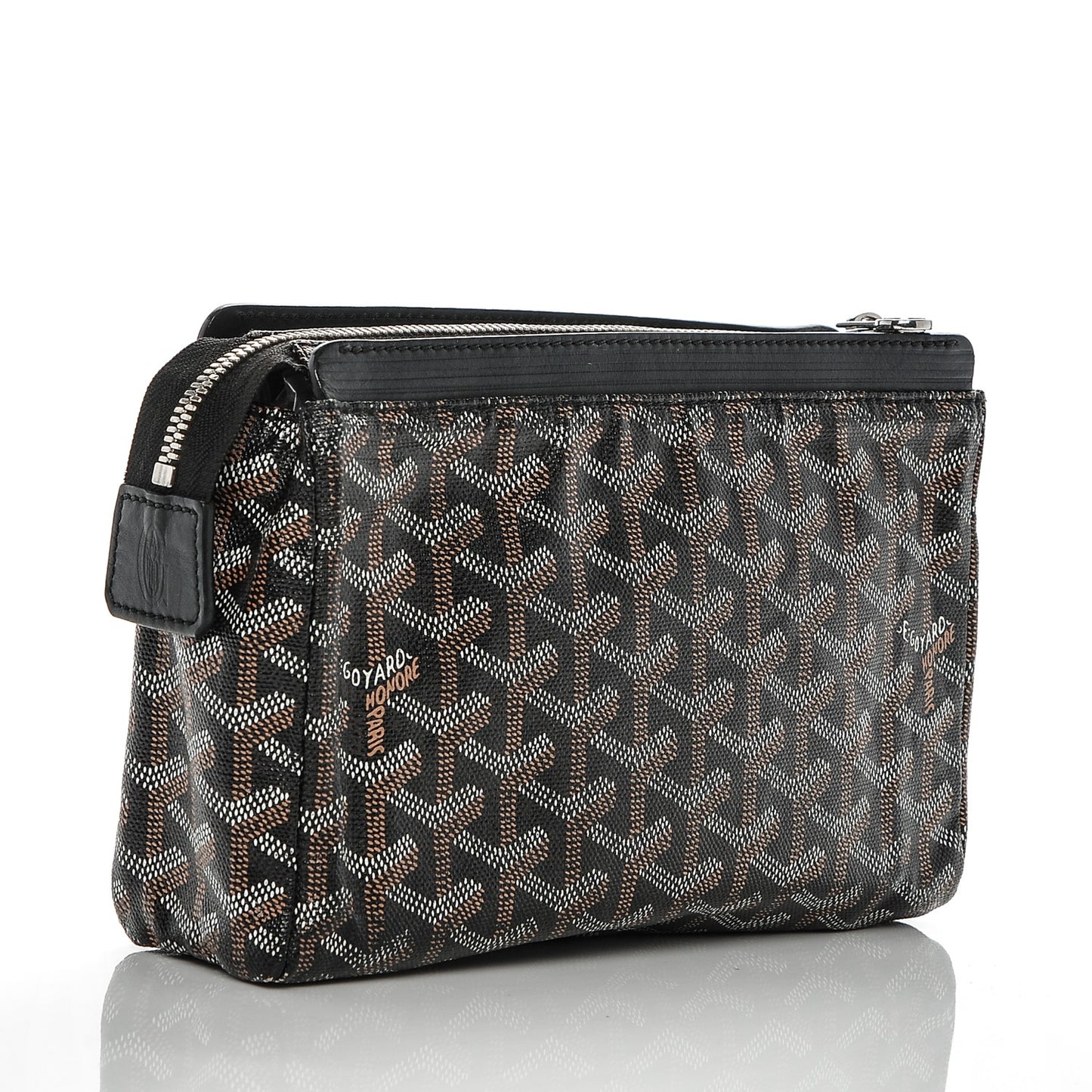 Goyardine Miroir Toiletry Bag PM Black