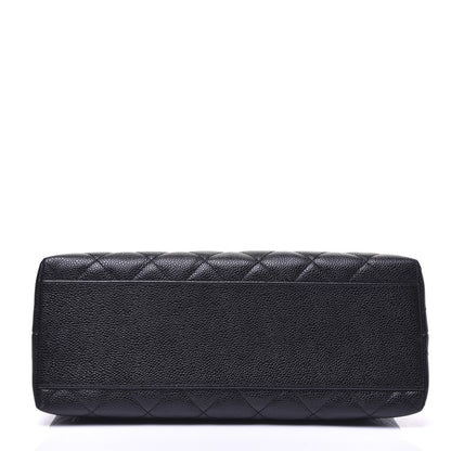 Chanel Caviar Quilted Jumbo Kelly Flap Black 11 of 13