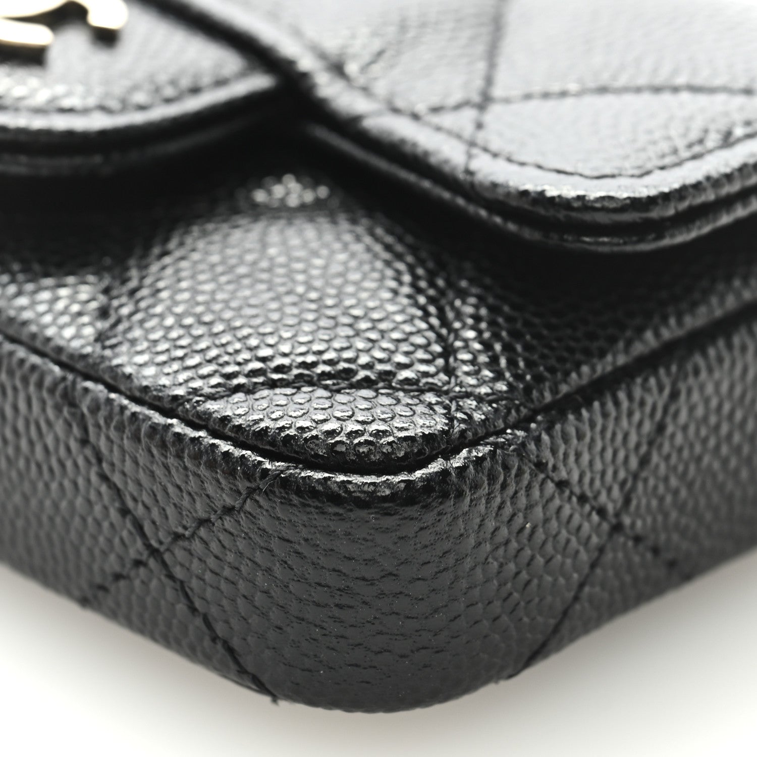 Chanel Caviar Quilted Mini Chain Belt Bag Black 10 of 10