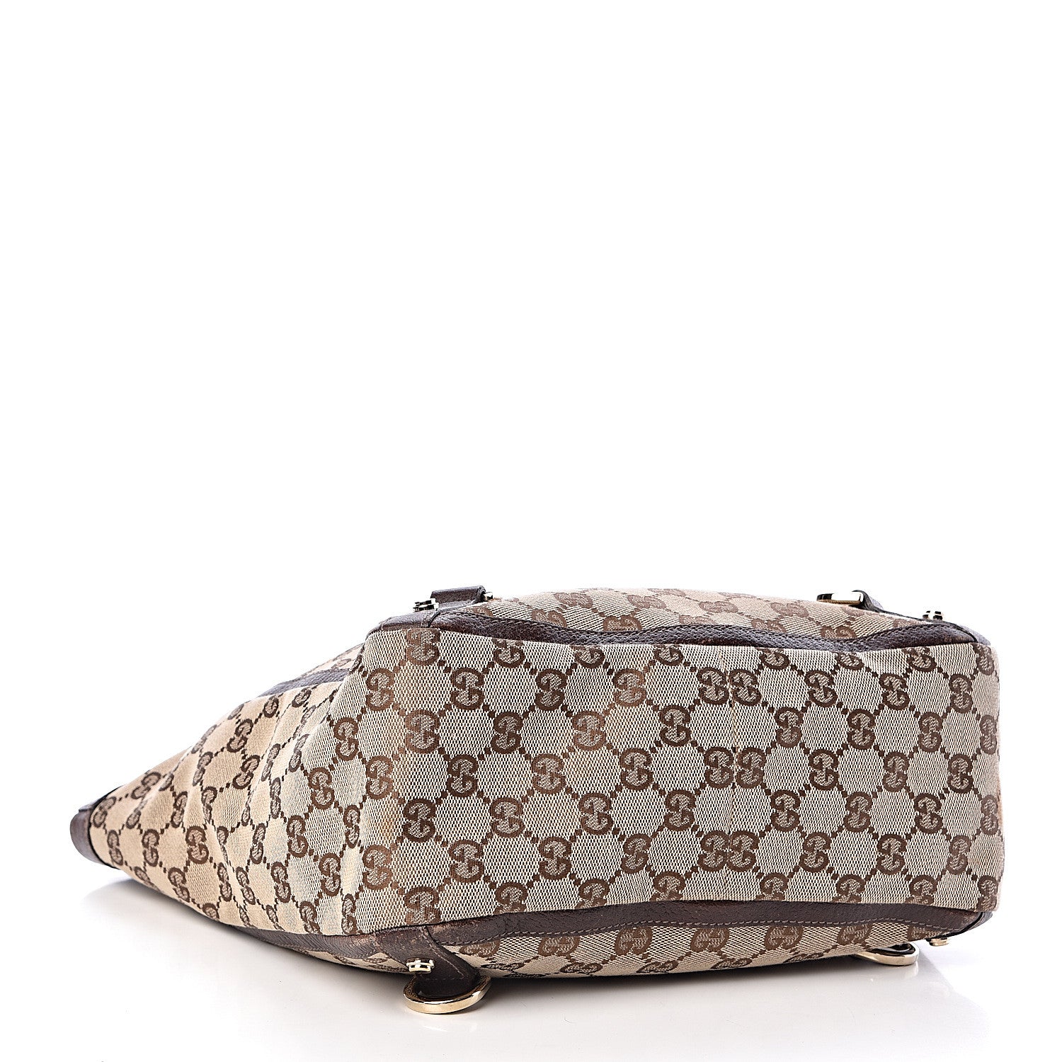 Gucci Monogram Abbey Small Tote Dark Brown 4 of 13