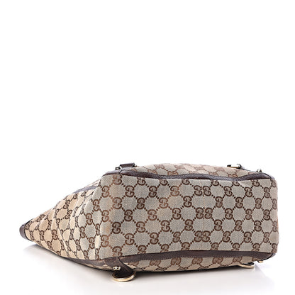 Gucci Monogram Abbey Small Tote Dark Brown 4 of 13