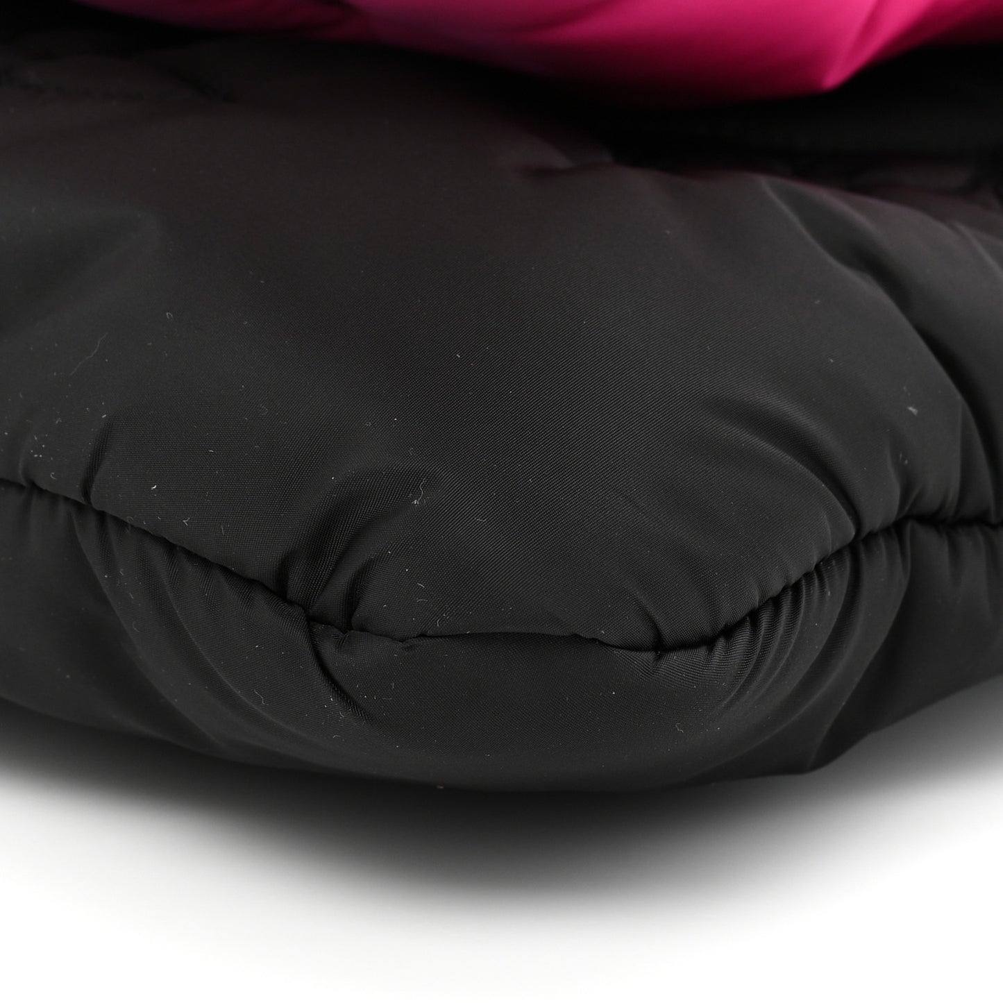 Econyl Monogram Pillow Maxi Multi Pochette Accessories Black Fuchsia
