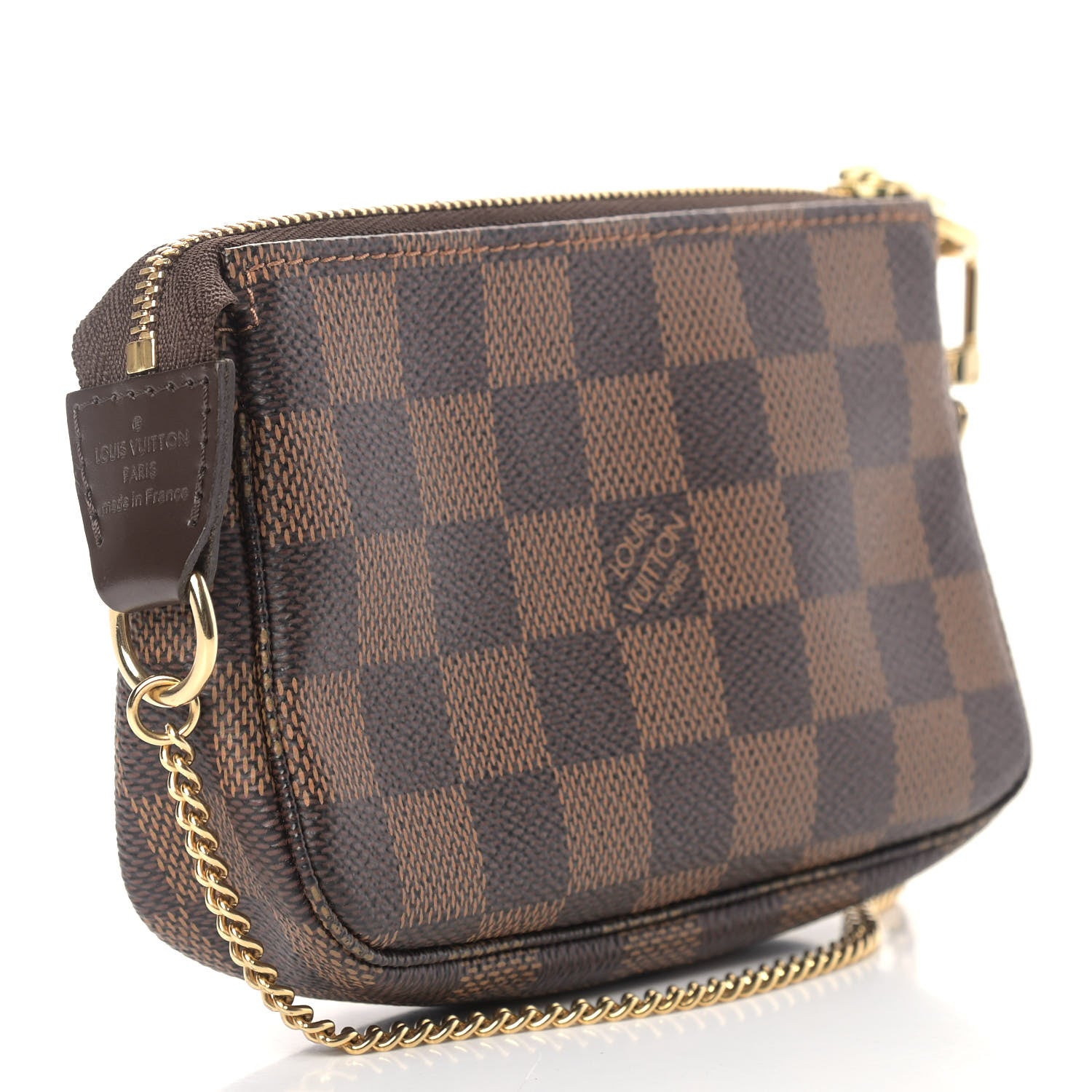 Louis Vuitton Damier Ebene Mini Pochette Accessories 3 of 9